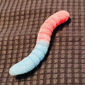 Sour Candy Gummy Worm Enamel Pin